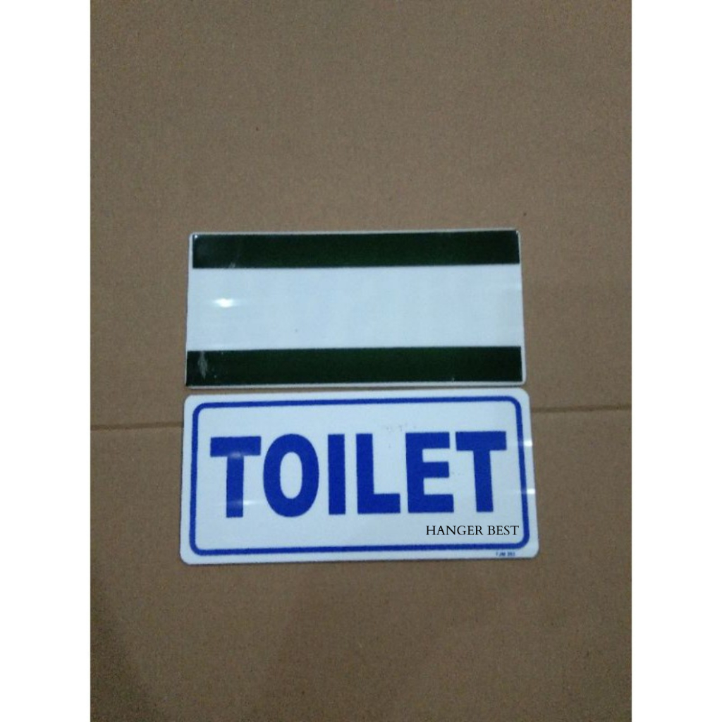 

Sign Signage Papan Tanda Toilet WC / Akrilik Acrylic 2MM Print UV ANTI AIR / Tahan Segala Cuaca