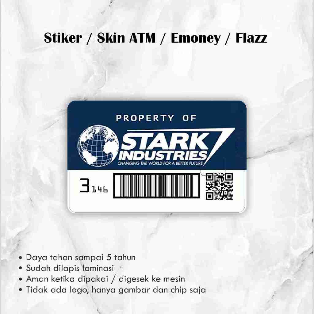 

Stiker / Garskin ATM STARK INDUSTRI / Skin Emoney / Flazz