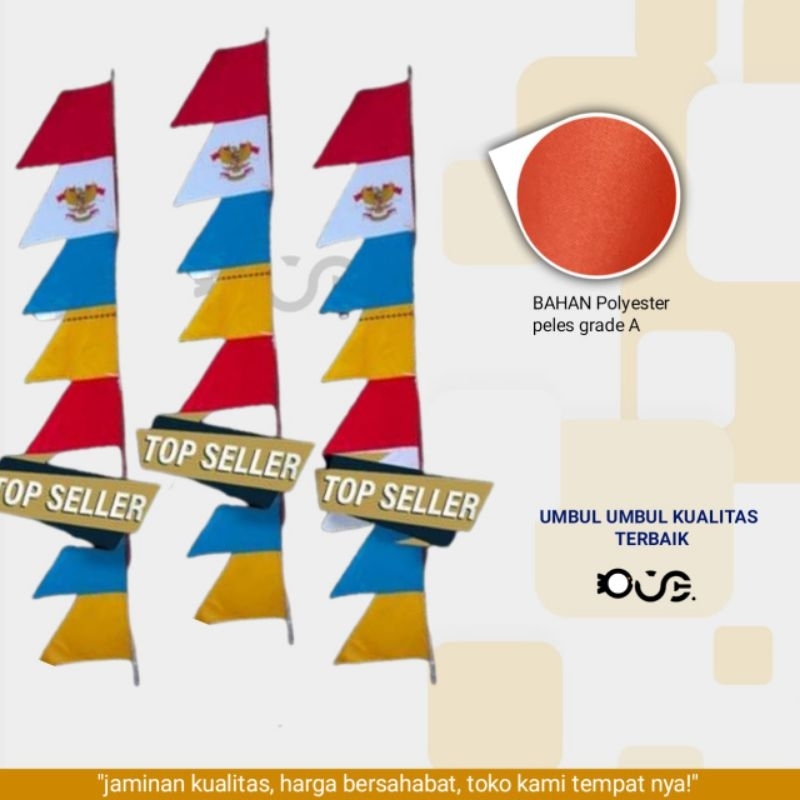 umbul umbul 17 agustus 5 PCS