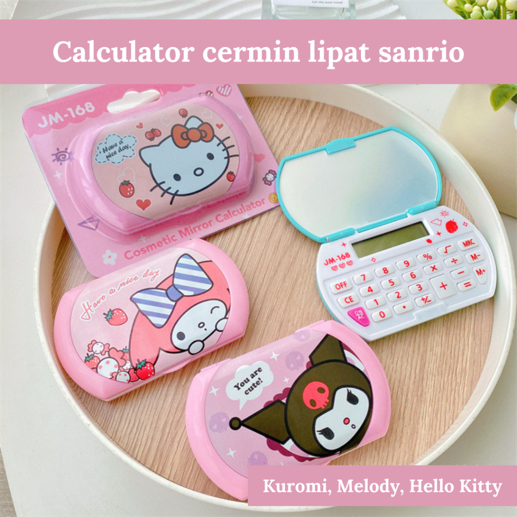 

SASA BEBE | CALCULATOR CERMIN LIPAT SANRIO | KALKULATOR CERMIN | KALKULATOR ANAK | KALKULATOR LUCU | KALKULATOR MINI | KALKULATOR SEKOLAH | KALKULATOR KARAKTER MELODY KUROMI CINAMORROLL SB071