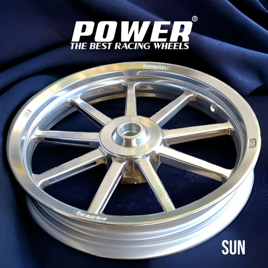 Velg Racing Tapak Lebar Power Sun Vario 125 / 150 Putih