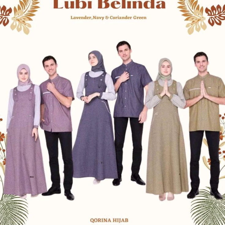 Couple Lubi / couple lubi Belinda / set Koko gamis / gamis Lubi terbaru / Koko dewasa