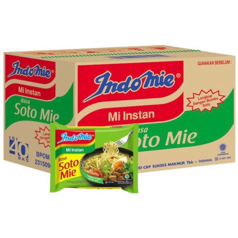 

INDOMIE SOTO ISI 40 PCS/KARTON