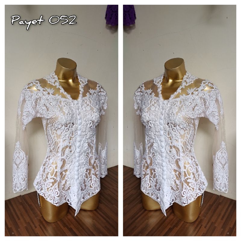 Vilikebaya - Kebaya Putih berpayet - kebaya modern