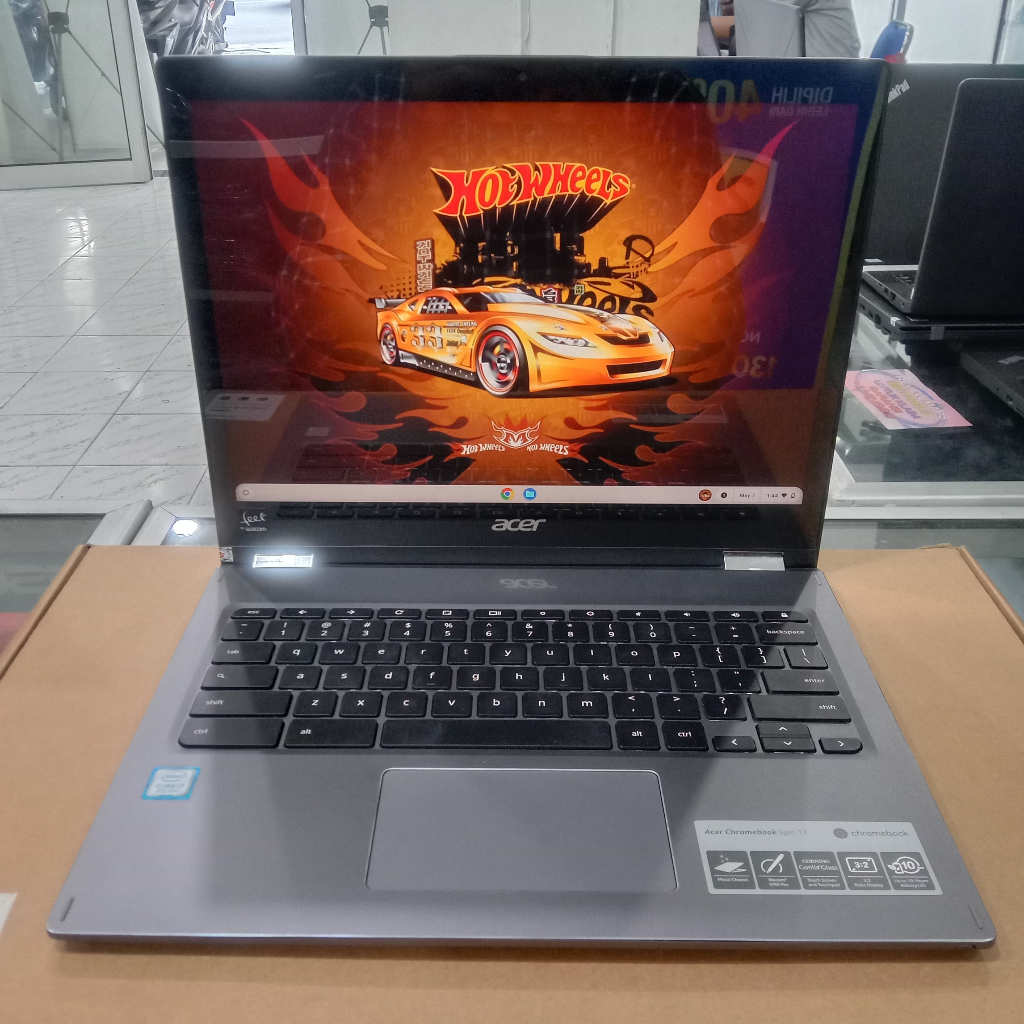 Laptop Acer Chromebook Spin 13 Core i7-8650U Ram 16 Gb/SSD 128 Gb Touchscreen Flip 360