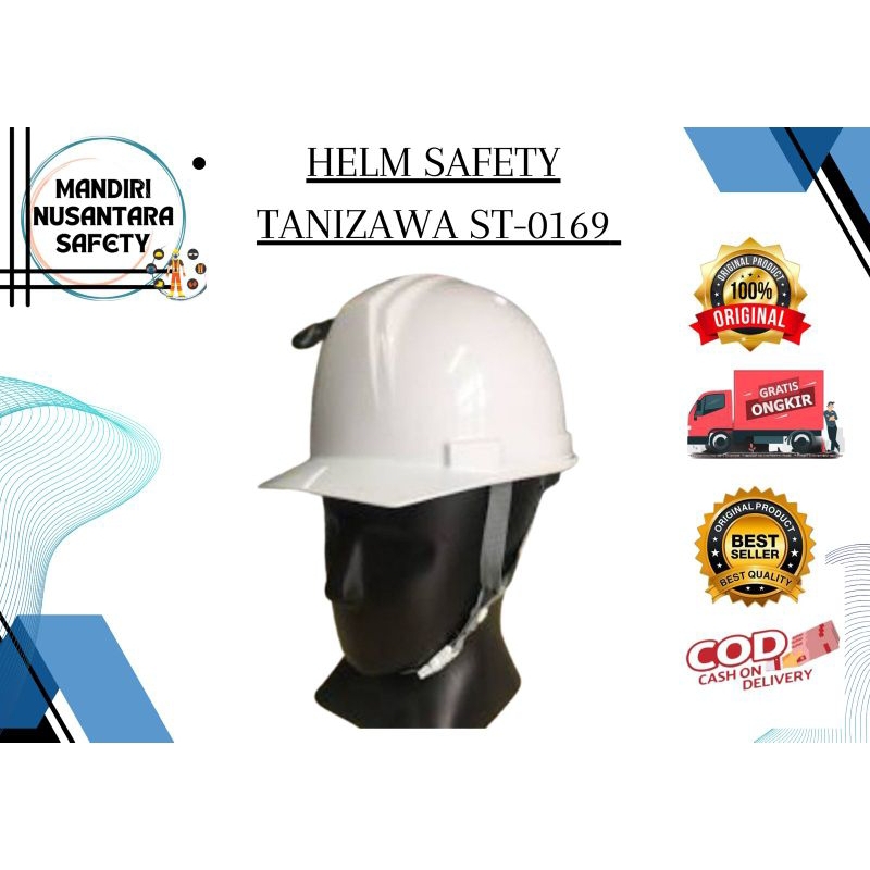 HELM SAFETY JAPAN TANIZAWA ST-0169 / SAFETY HELMET BERKUALITAS / PELINDUNG KEPALA/Helm Tanizawa 0169