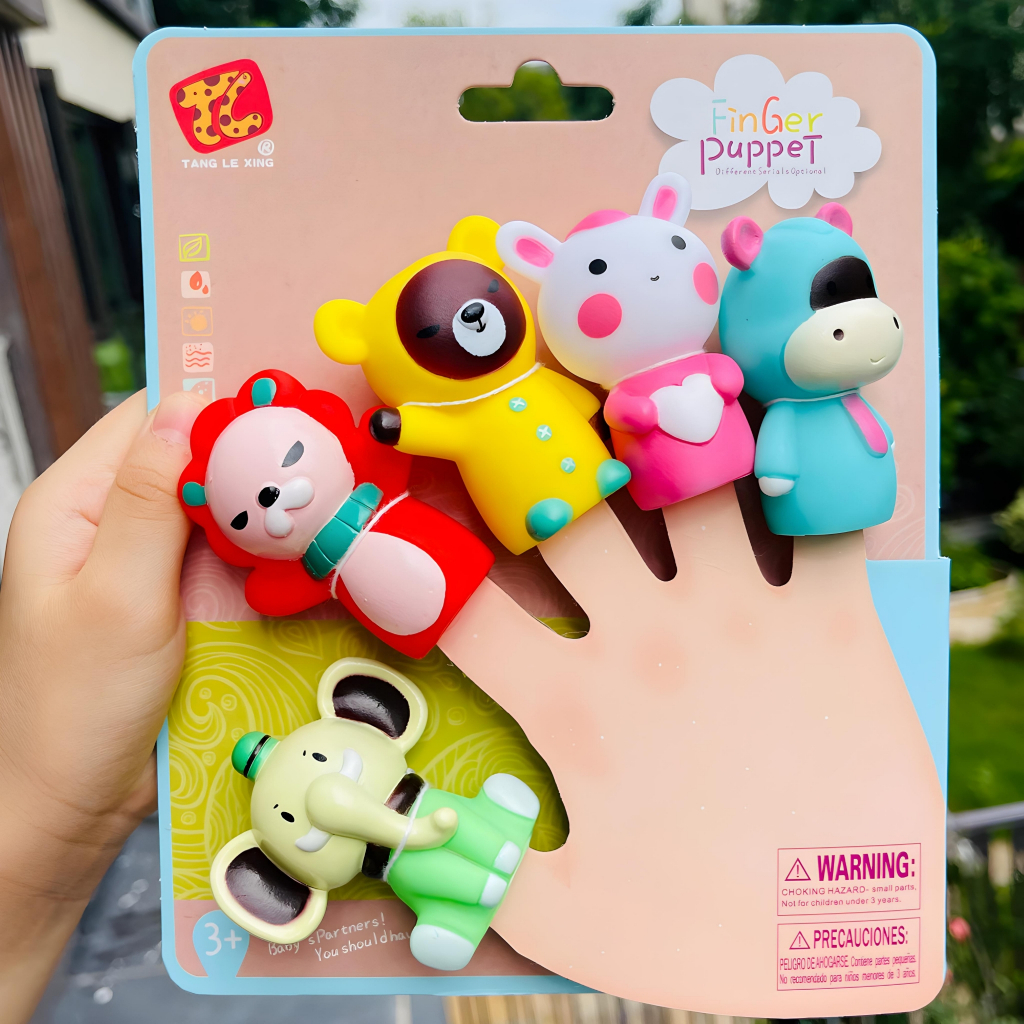 (TOKO_RICI)Mainan Edukasi Boneka Jari / Puppet Jari atau Boneka Jari Mainan Edukasi Finger Puppet HP