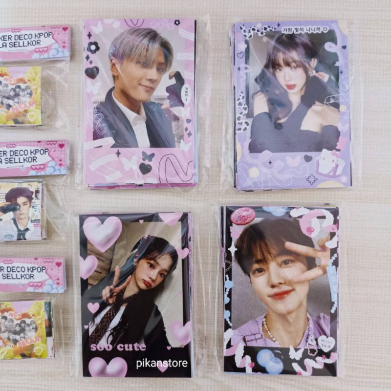 [25pcs] Polaroid Deco/ Photocard NCT Dream Enhypen IVE Newjeans BabyMonster Illit Straykids/ Foto Kp