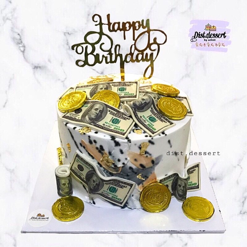 

custome money box cake