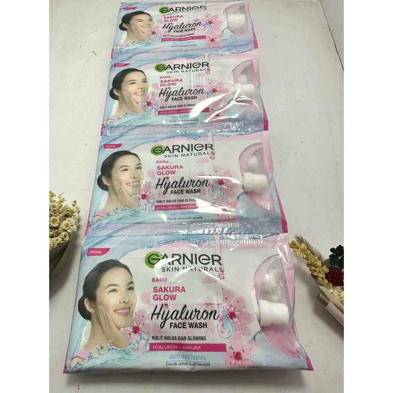 Garnier Facial Foam Sakura Sachet Garnier Facial Foam Bright Complete Sachet 9ml / Garnier Sabun Cuc