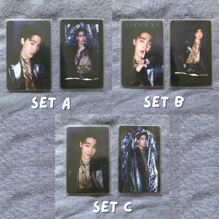 [ready stock] pc dew jirawat shining series photocard dewjsu gmmtv set