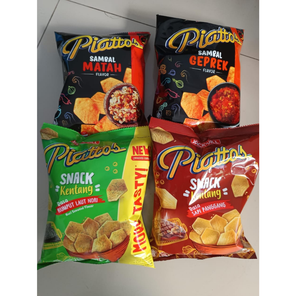 

JACK N JILL PIATTOS Snack Kentang 68gr (5 varian rasa)