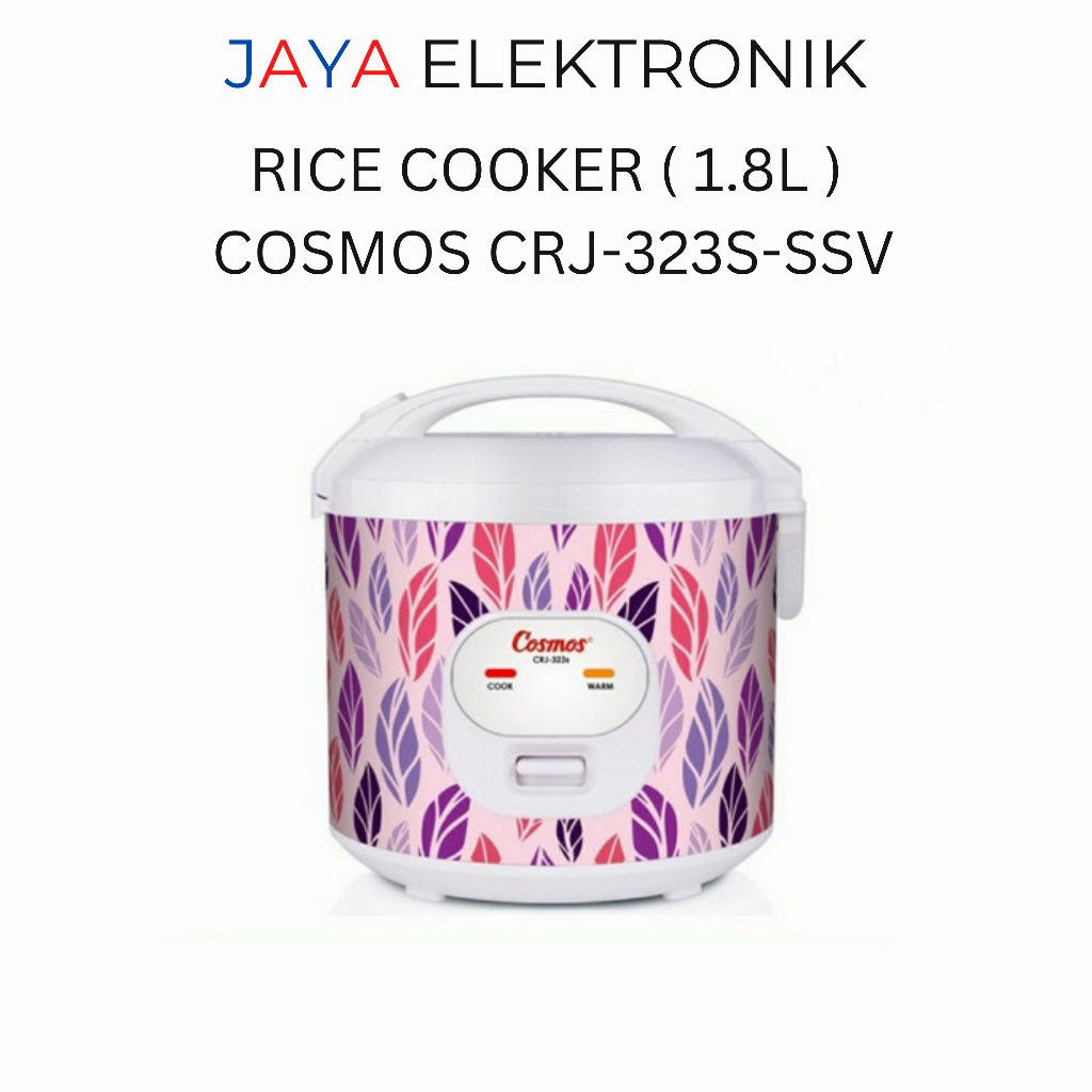 Rice Cooker SINGKAWANG COSMOS CRJ 323S SSV - 1.8 L