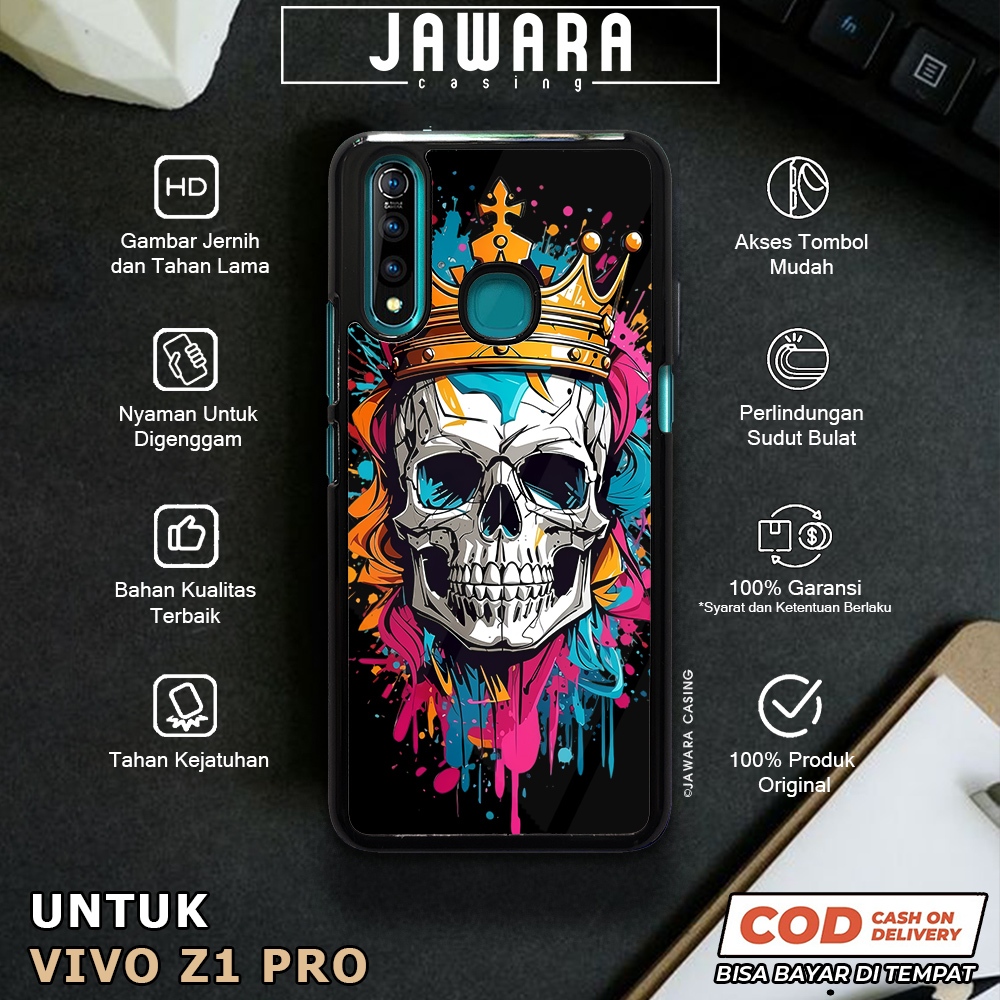 Case Vivo Z1 PRO Casing Vivo Z1 PRO [SKLL] Premium Glossy Case Hp Vivo Jawara Casing Hp Vivo Z1 PRO 