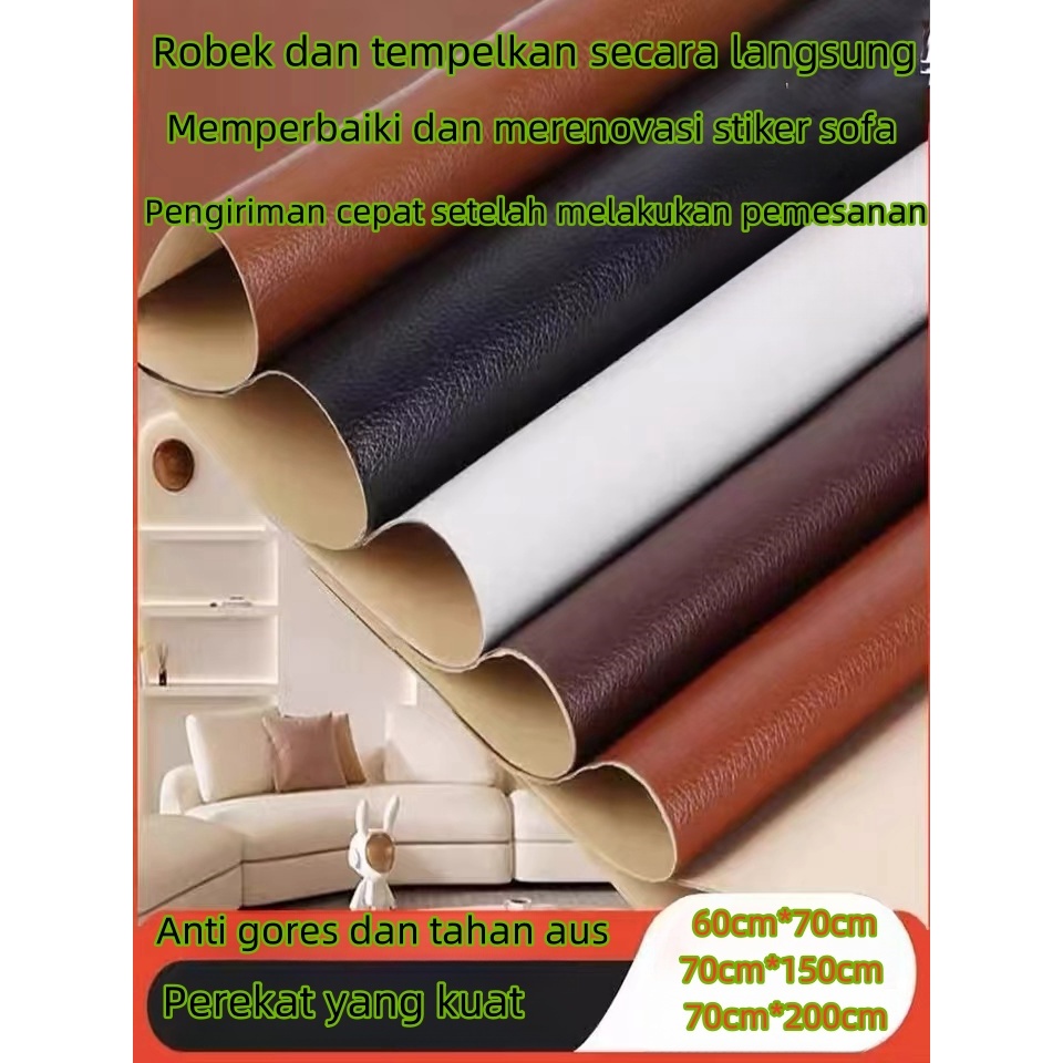 Perbaikan tempelan kulit furnitur sofa perbaikan tempelan kulit pvc berperekat perbaikan tempelan ku