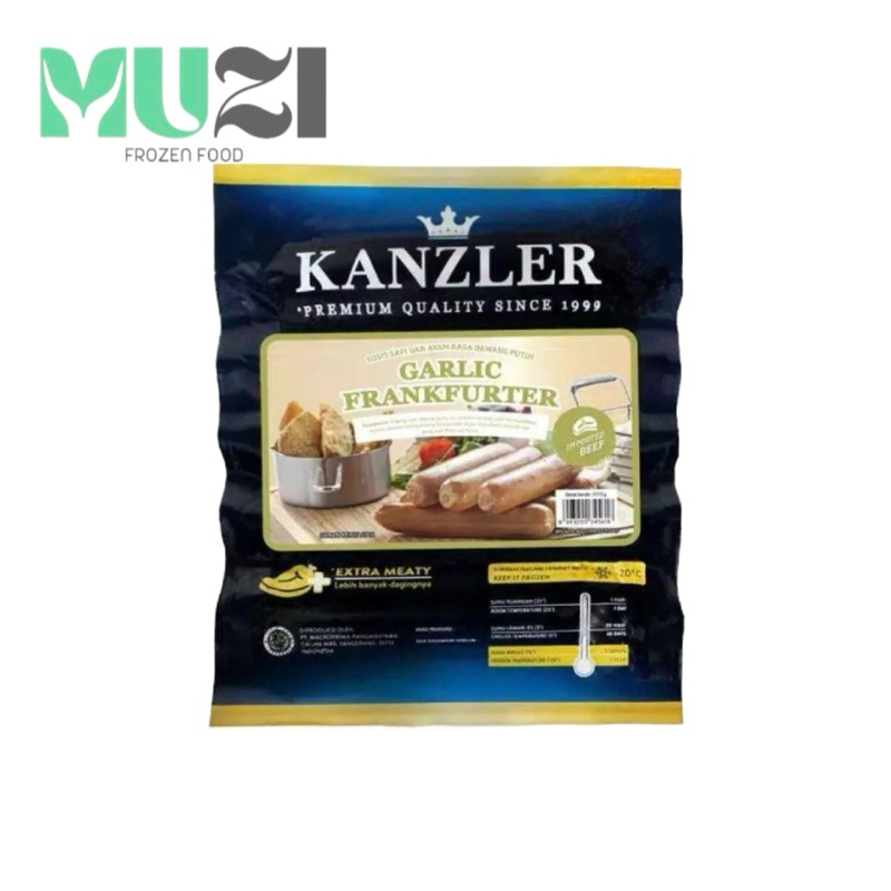 

KANZLER SOSIS GARLIC FRANKFURTER 300 GR