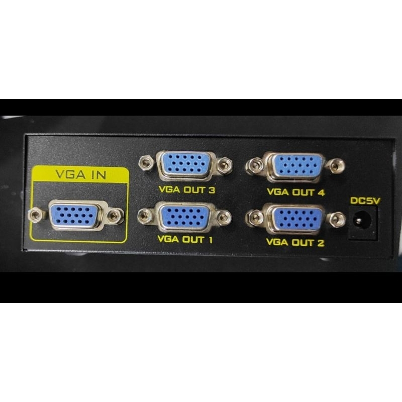 VGA splitter 1:4 VGA in 1 VGA OUT 4 DC 5V