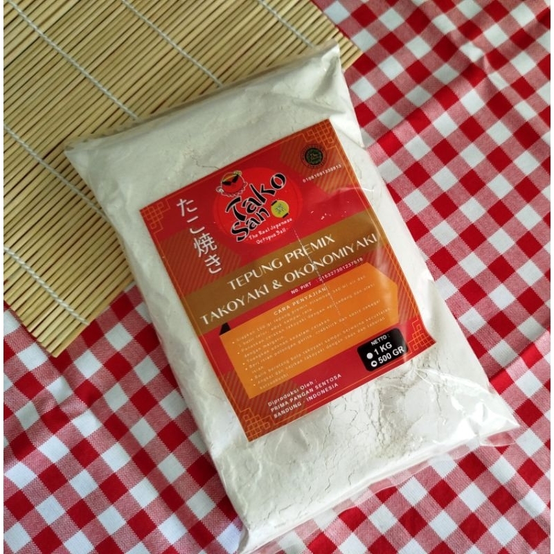 

Takosan - Tepung Instant Premix Takoyaki Halal 500 Gram
