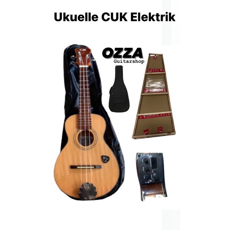 KODE T82K Ukulele CUK akusticelektrik bobokanFull kayu
