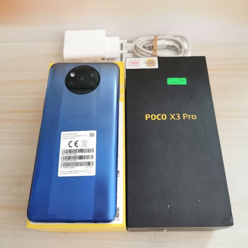POCO X3 PRO ram 8GB 256GB Blue Bekas - Fullset Resmi - second