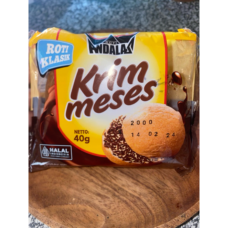 roti krim meses andalas