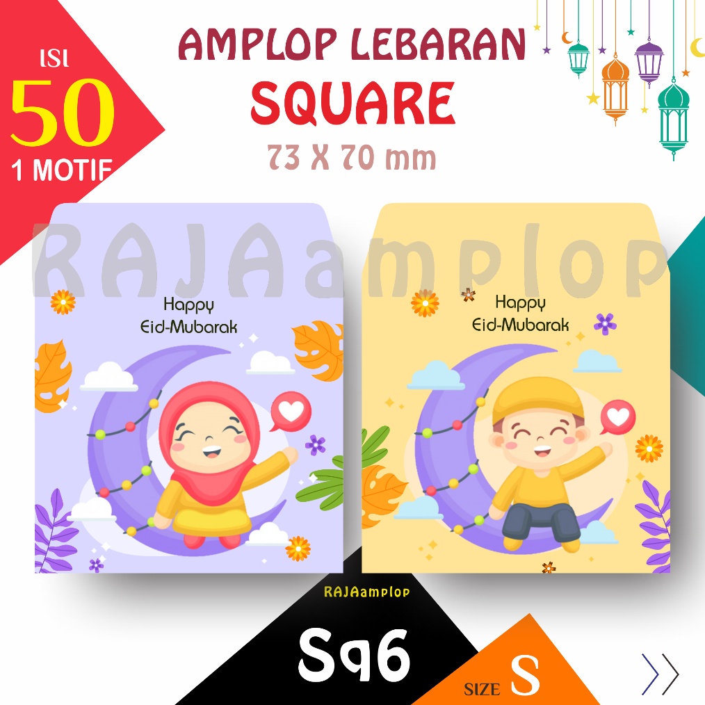 

ART B33N RAJA AMPLOP Paket 5 pcs Amplop THR LEBARAN IDUL FITRI Angpao Kecil
