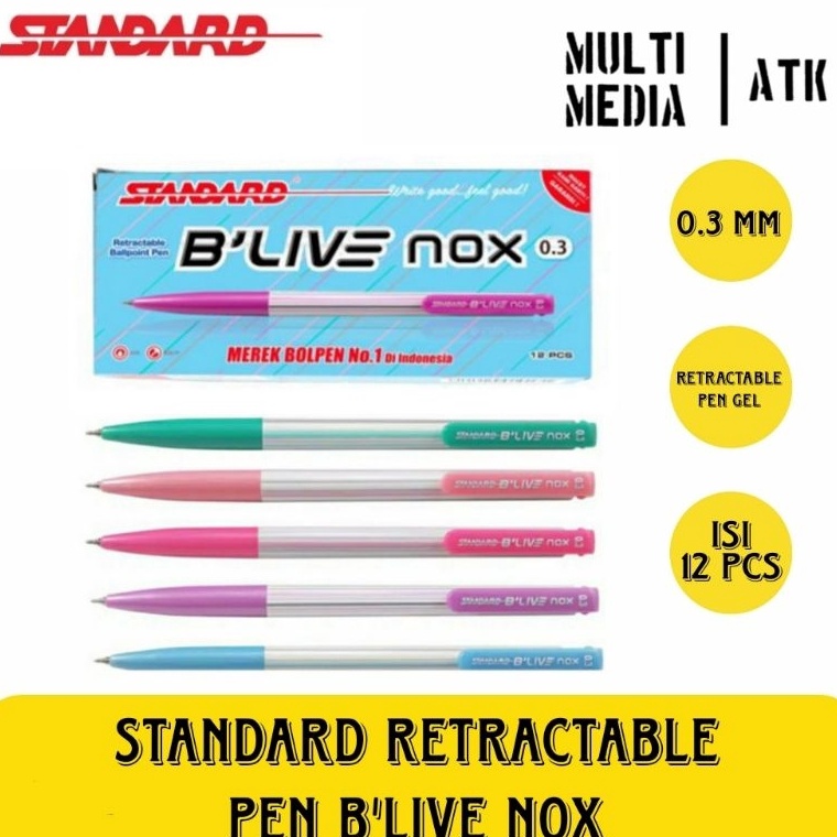 

ART V37W PEN STANDARD BLIVE NOX PULPEN CETREK BLIVE 3mm ISI 12