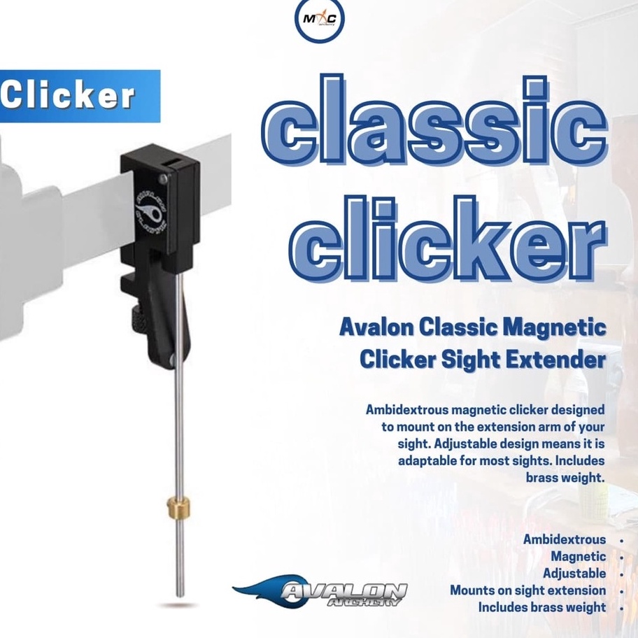 clicker busur panahan avalon clicker classic sight extender anak panah  clicker busur panah ART H9P3