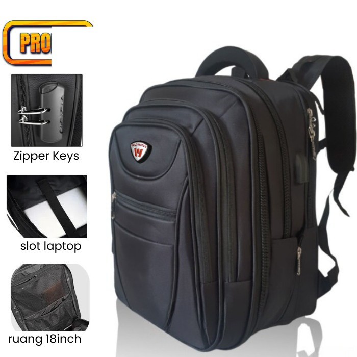 Tas Ransel Pria Polo Milano Original 100% Jumbo|Tas Sekolah Polo Anak Terbaru [BISA BAYAR DITEMPAT]