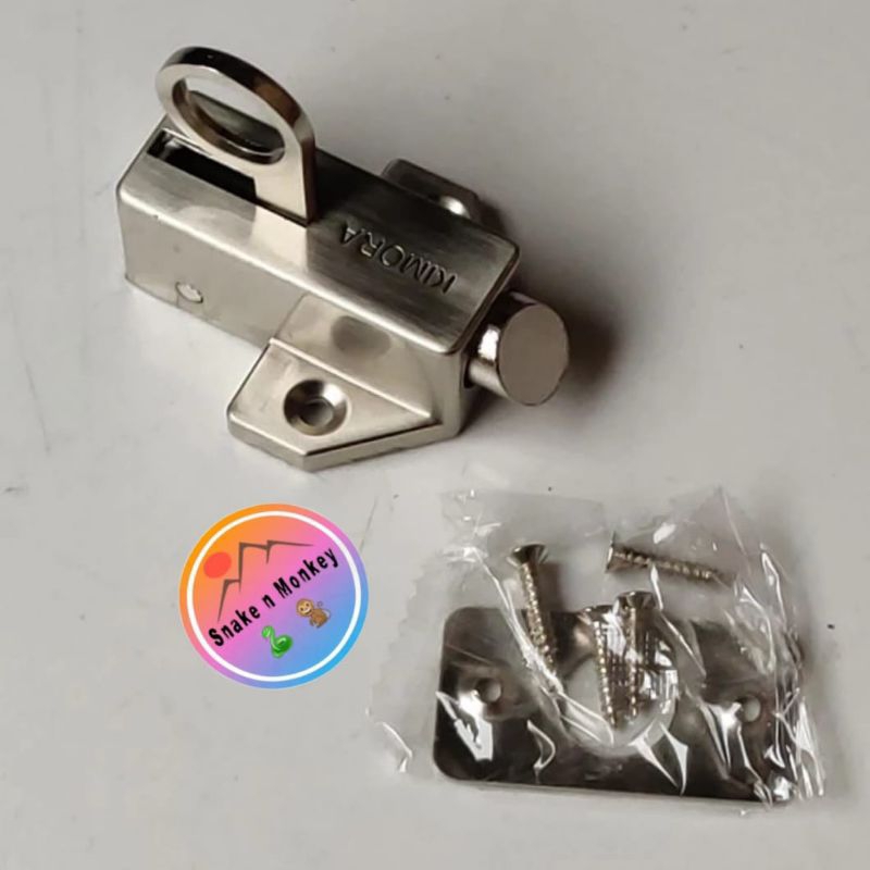 Spring Knife / Grendel Kodok / Spring Knip / Slot Jendela Merk KIMORA