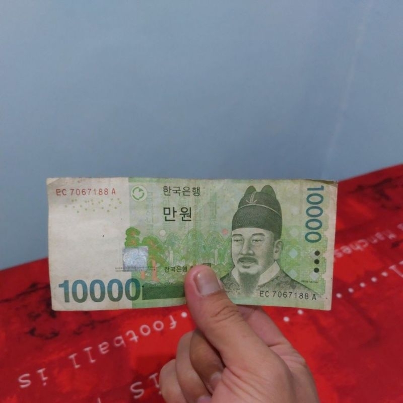 10000 WON KOREA SELATAN ORIGINAL