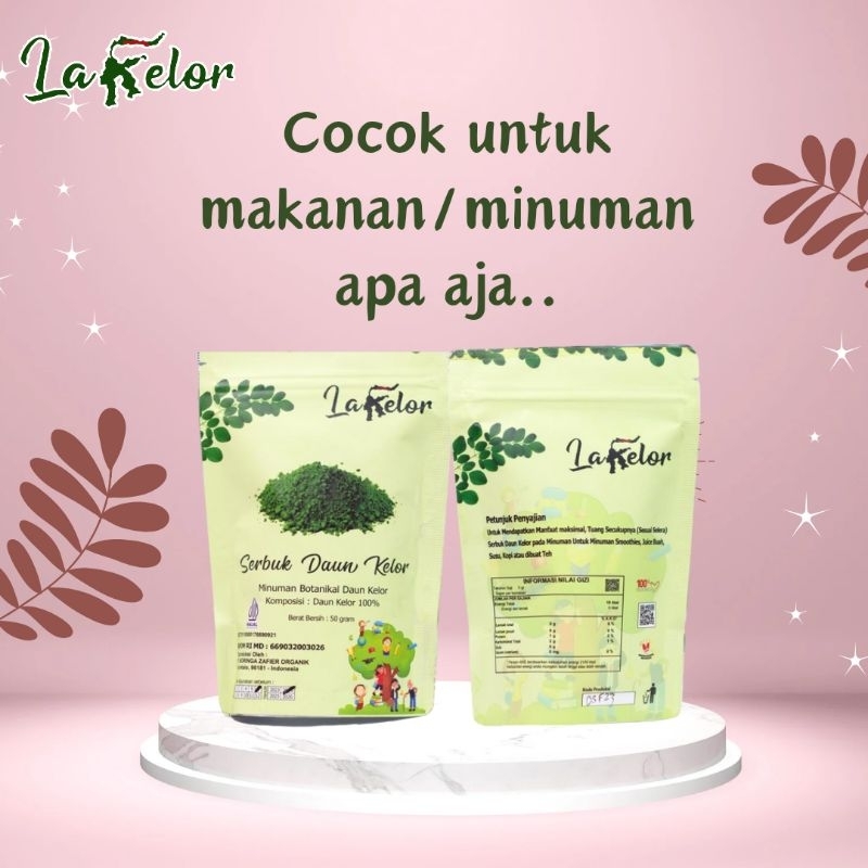 Serbuk Daun Kelor - Bubuk Daun Kelor - Daun Kelor Bubuk - Daun Kelor Serbuk - Kelor Bubuk