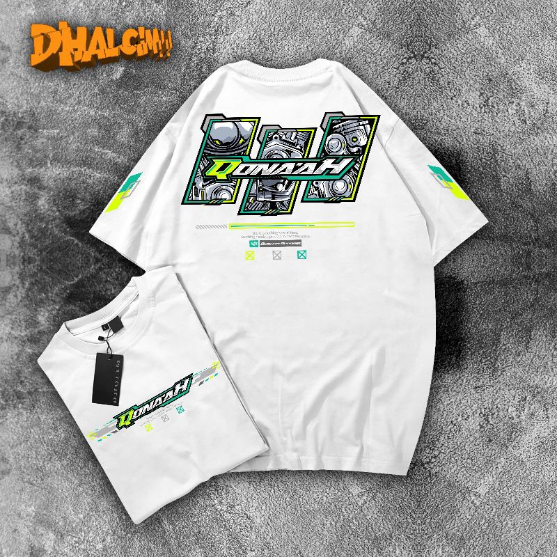 (KAOS DISTRO QONA'AH) kaos distro qona'ah putih erbaru, kaos distro qona'ah ful desian, kaos qonaah 
