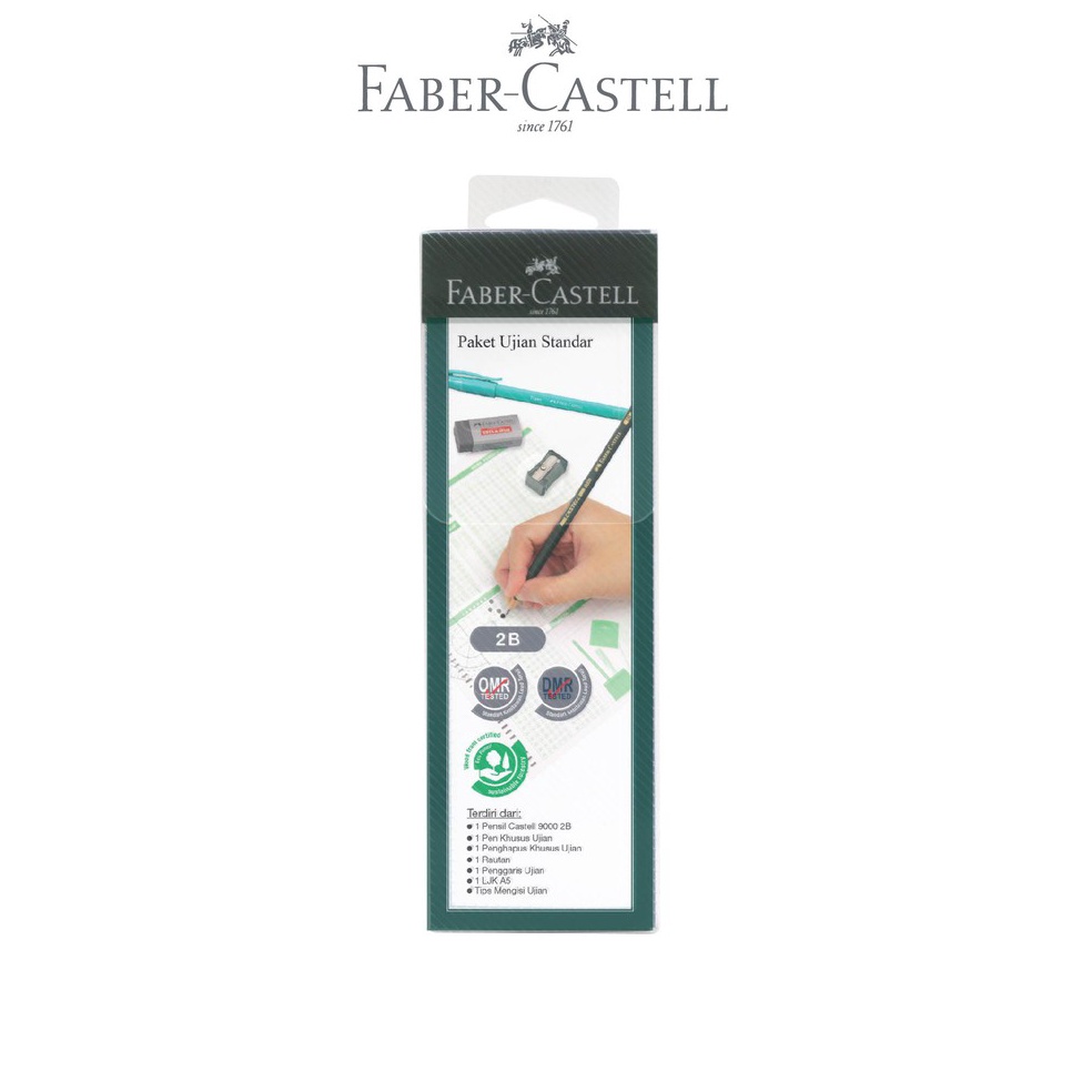 

KODE A1P8 FaberCastell Paket Ujian Standar