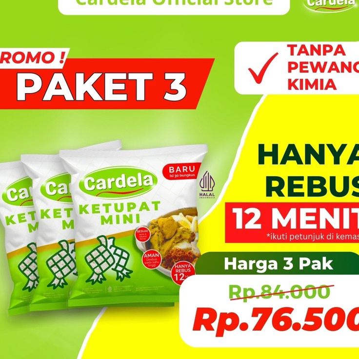 

Action Now PROMO CARDELA Ketupat Mini 3 pak