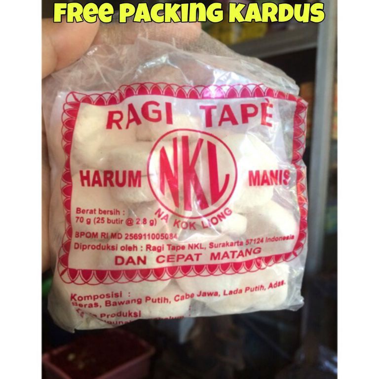 

Restock RAGI TAPE NKL ORIGINAL 1 RAGI NKL TAPE PAKAN SEMUT JEPANG