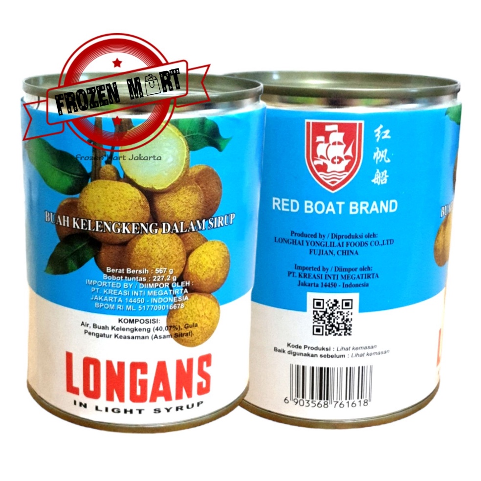 

Pasti Laku RED BOAT Longan in Syrup Buah Lengkeng Kaleng Longan in Can 567 Gr