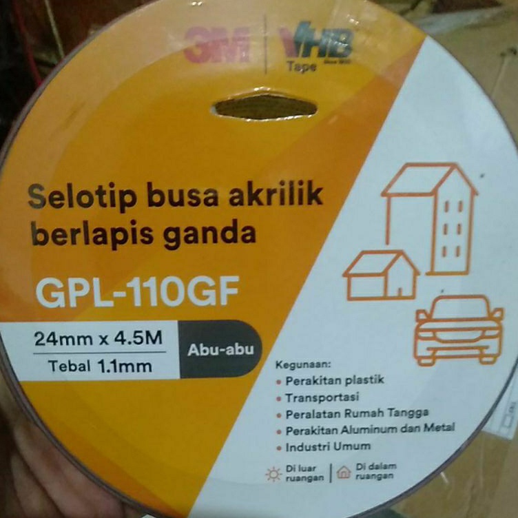 

KODE K3Y7 3M DOUBLE TAPE VHB 24 MM x 45M