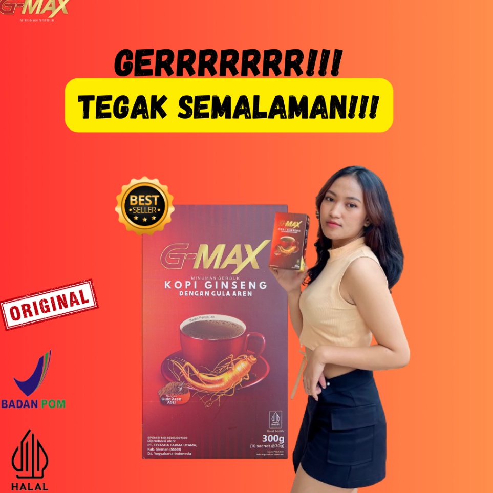 

Terbatas Kopi G Max Penambah Stamina Kopi Ginseng Tersertifikasi BPOM