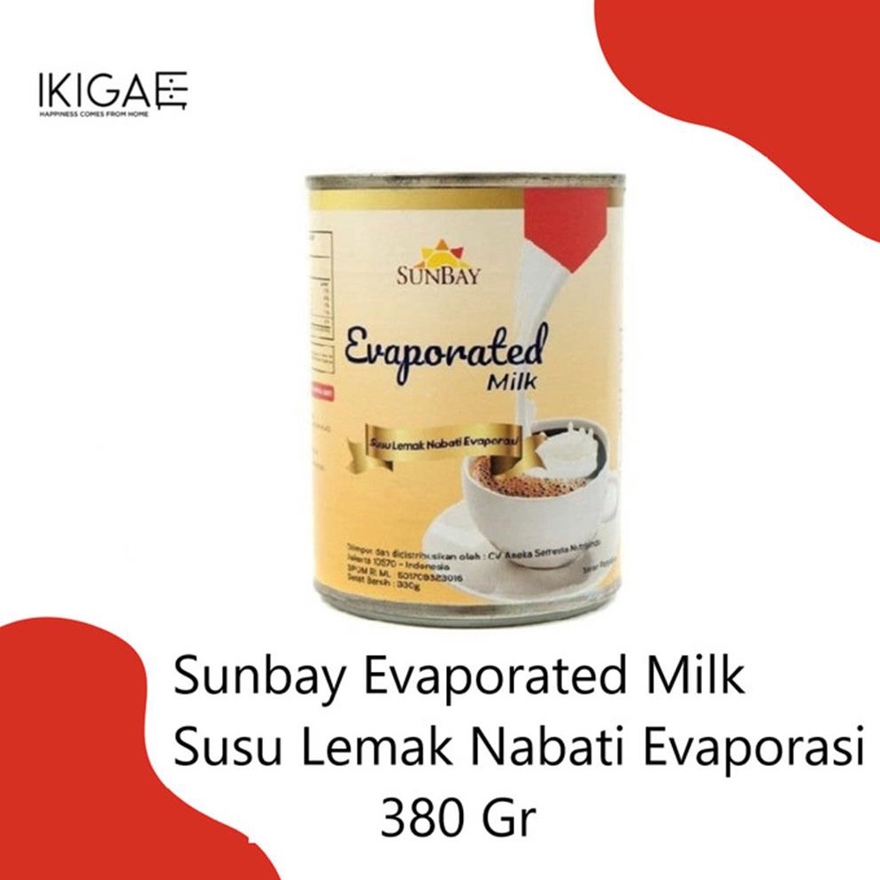 

Untuk Anda SUNBAY EVAPORATED MILK SUSU LEMAK NABATI EVAPORASI
