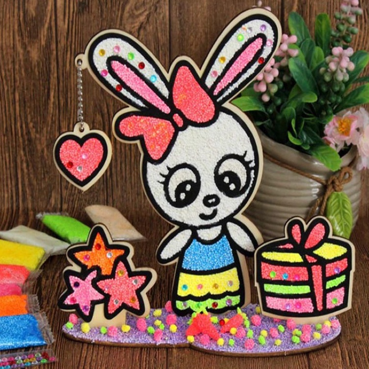 

ART S1C DIY painting 3D with claySouvenir ulang tahunPajanganMainan Edukatif