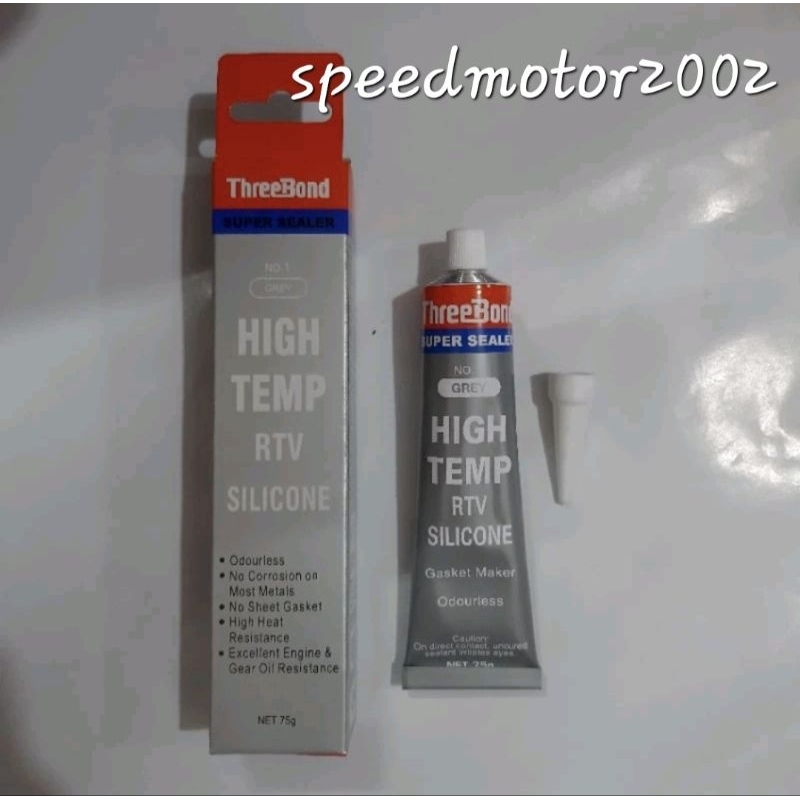 lem sealer three bond grey/RTV 75gr. Untuk sealer mesin/packing.