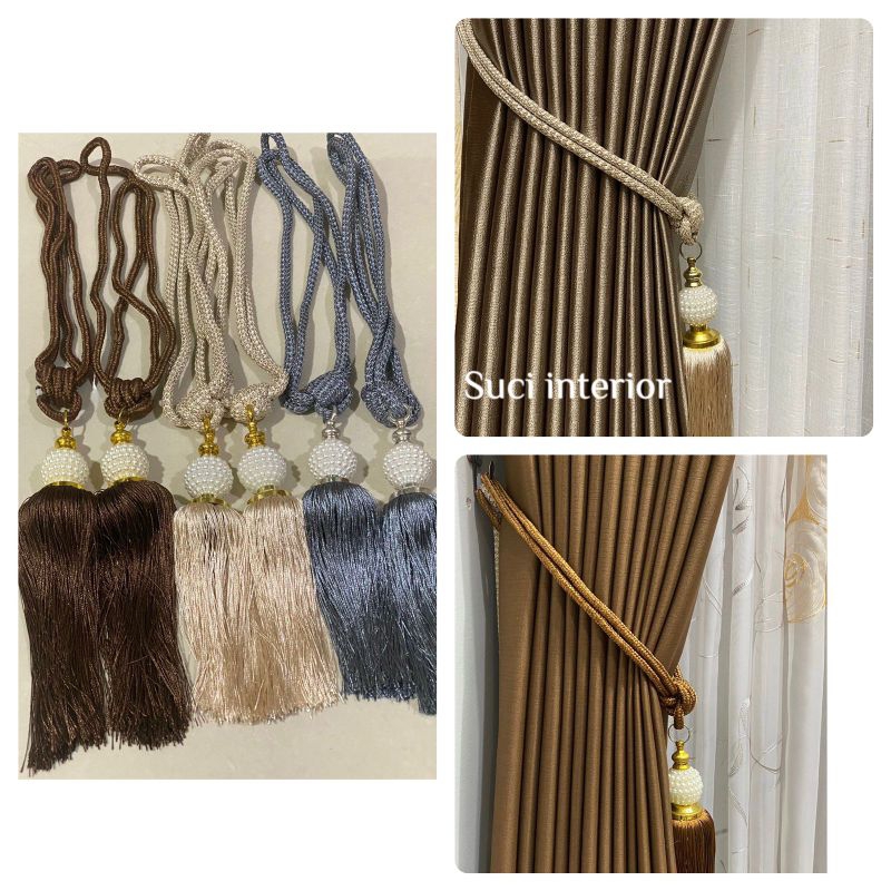 tasel jumbo/ tali gorden/pengikat gorden