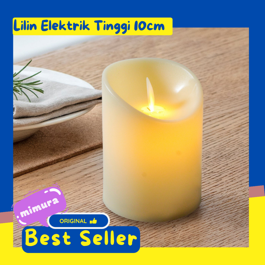 Lilin LED Elektrik Lampu Lilin Hias Dekorasi
