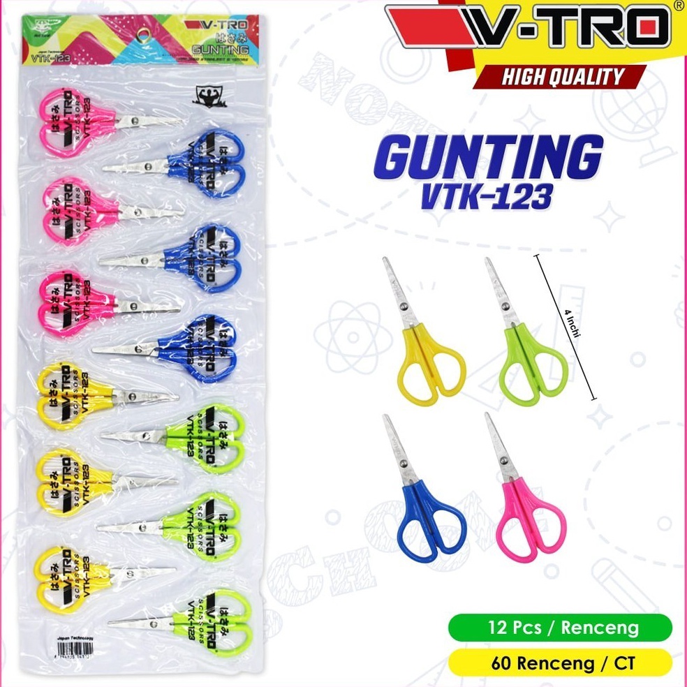 

ART C18A 12pc gunting murah lembaranTREND