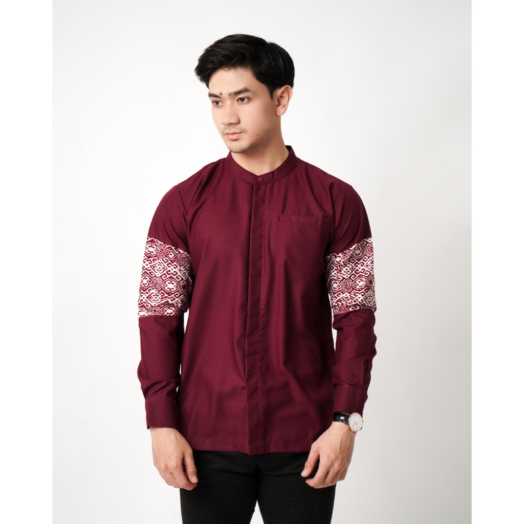 DGAWAN Original TORA SERIES Denim Baju Atasan Pria Kemeja Kantor Bahan Katun Kualitas Premium