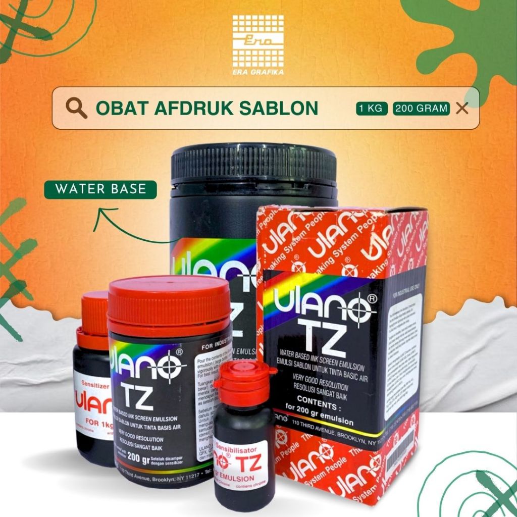 

OBAT AFDRUK SABLON | ULANO TZ (WATER BASE)