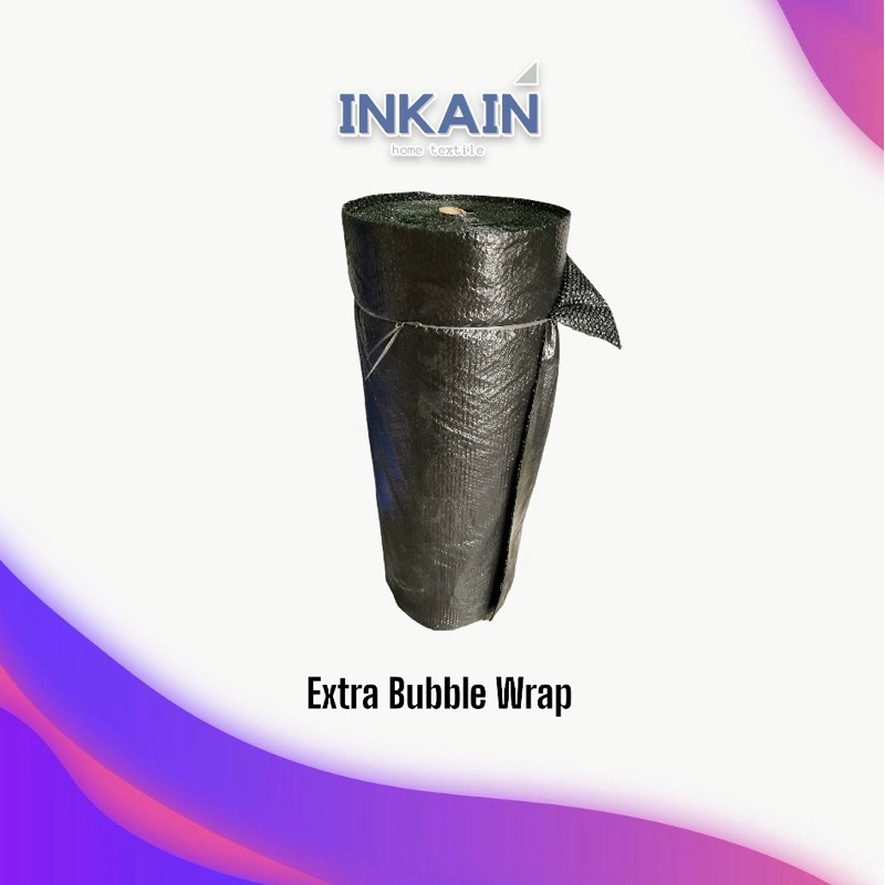 

Extra bubble wrap aman untuk packing barang