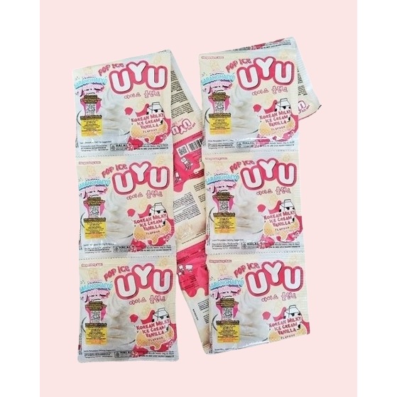 

POP ICE UYU Korean Milky Ice Cream Vanilla Minuman Bubuk Renceng [10 x 20 Gr]