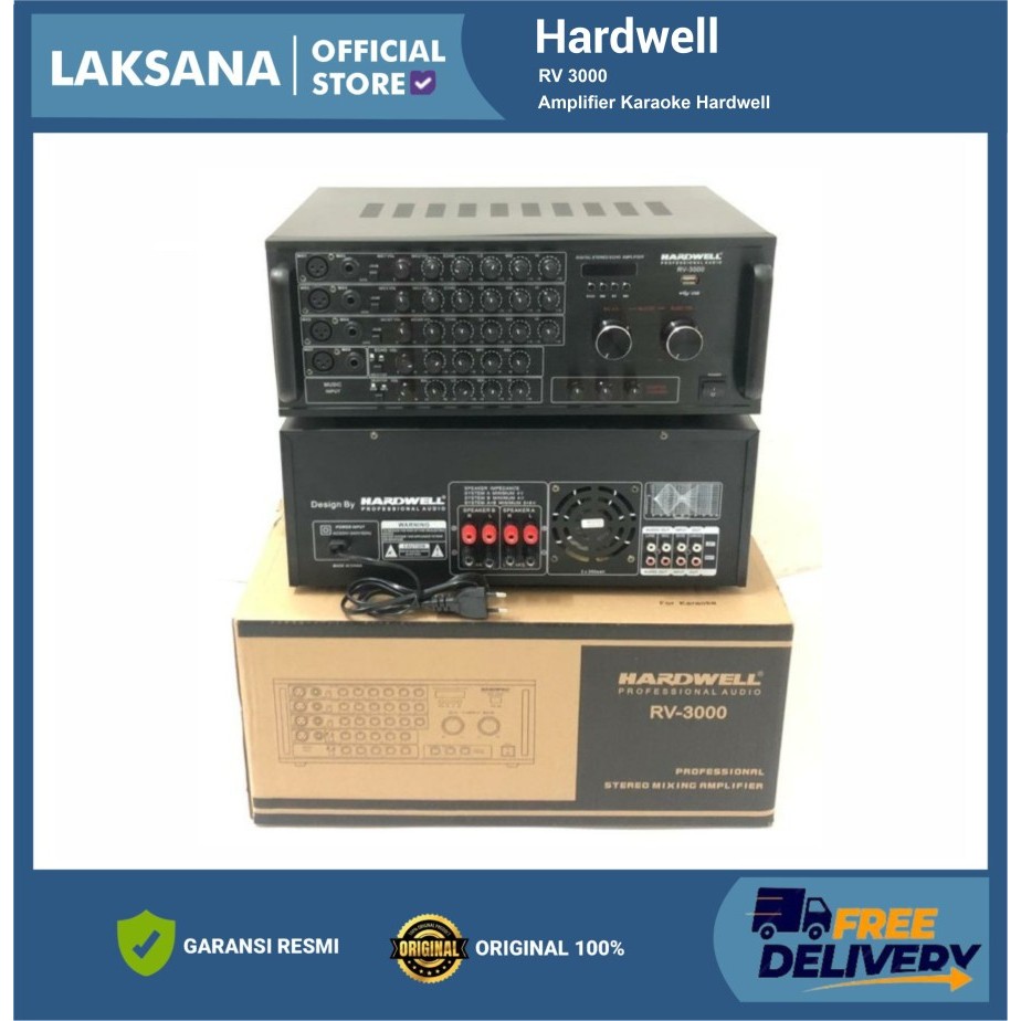 Amplifier Karaoke Hardwell RV 3000 / RV3000 / RV-3000 ORIGINAL